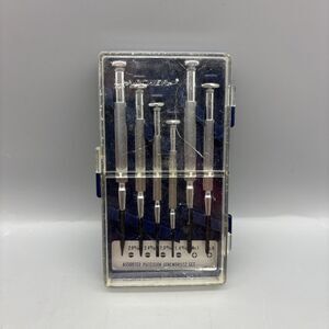 Archer Assorted Precision Screwdriver Set Of 6 Different Size In Case Multi Use